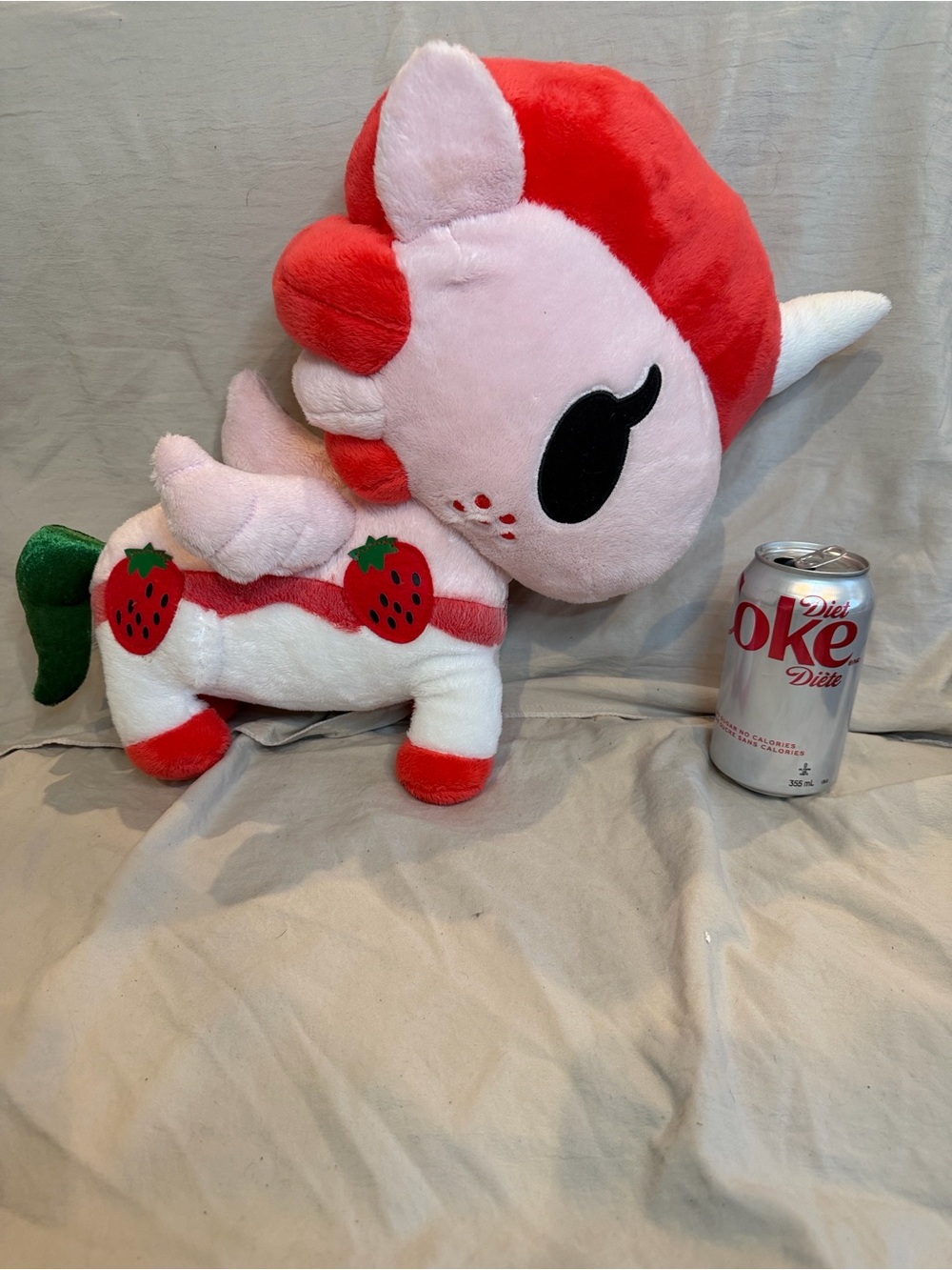 Neon Star Tokidoki Plush Unicorno Ruby Strawberry Unicorn XL 16”